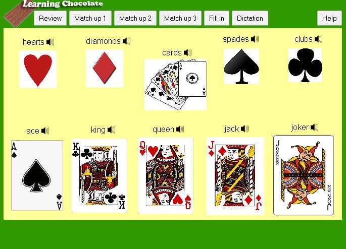 Playing Cards | English-Guide.org